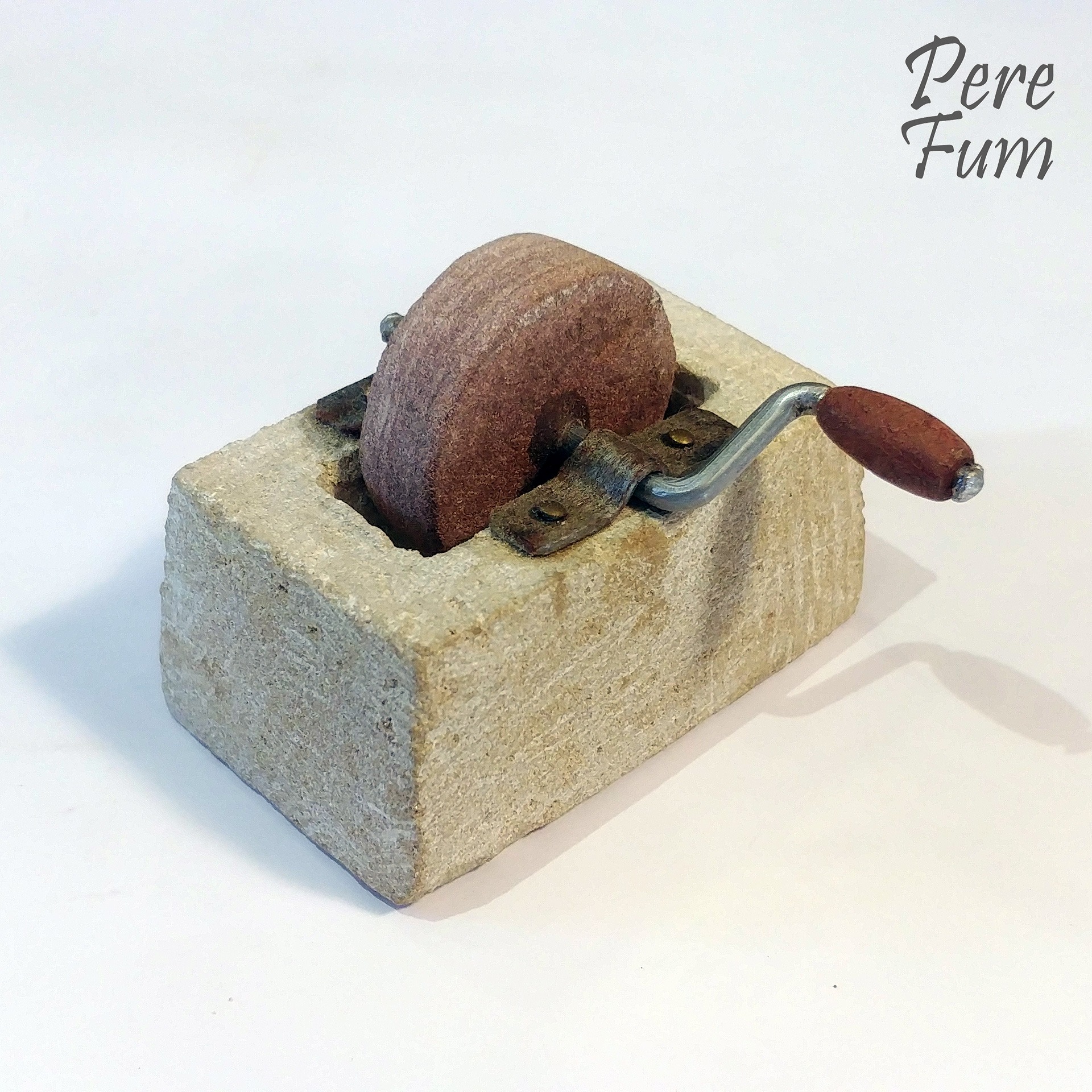 Miniatura d'una pedra d'esmolar